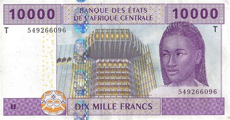 billet de 10000 francs cfa cameroun